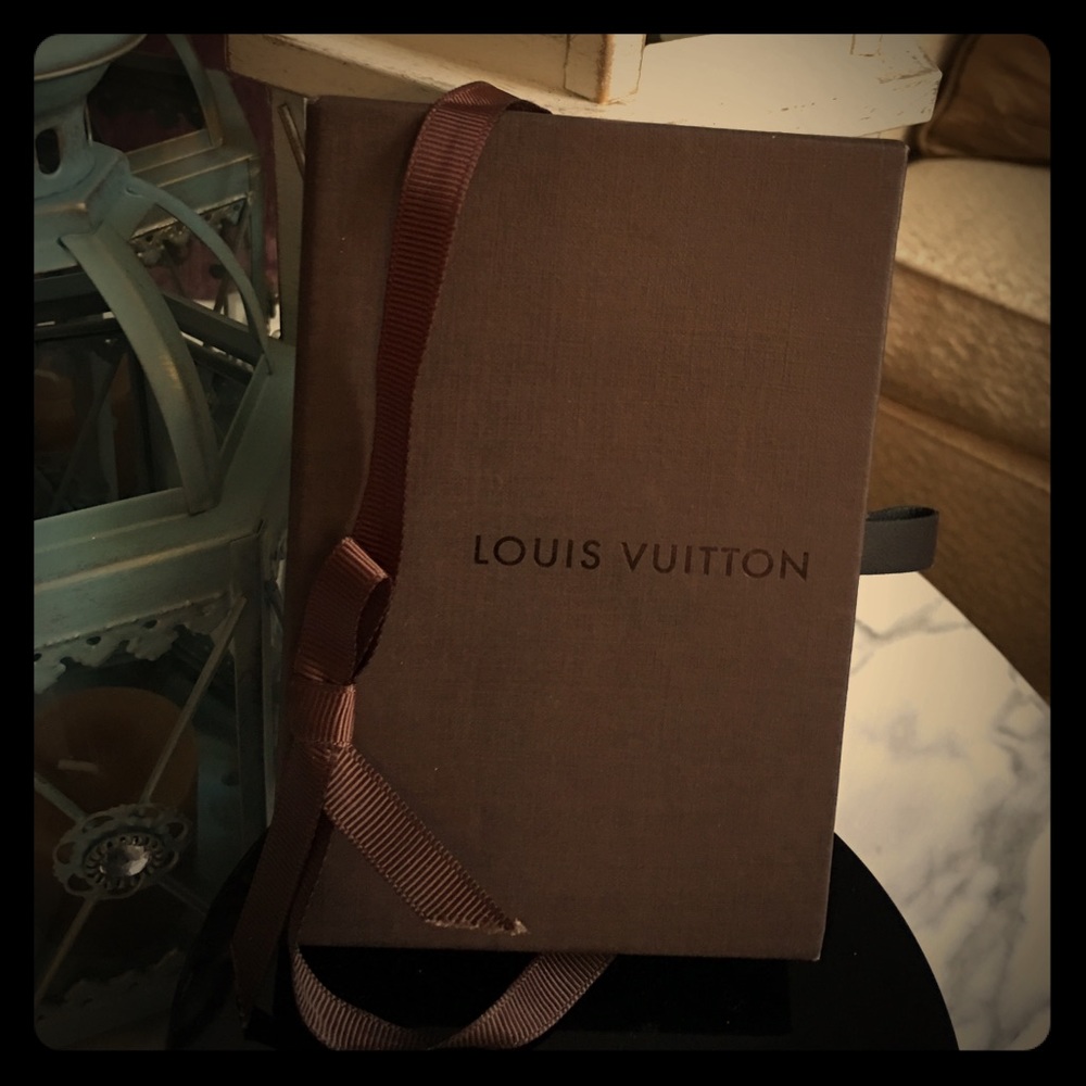 Authentic louie Vuitton leather/ gold bracelet