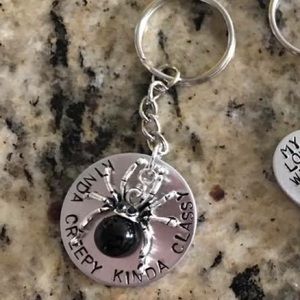 Kinda creepy, kinda classy spider keychain