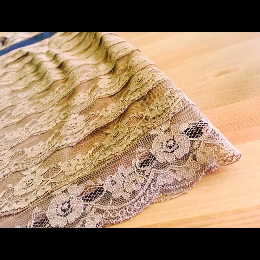 H&M Gold Lace Party Dress