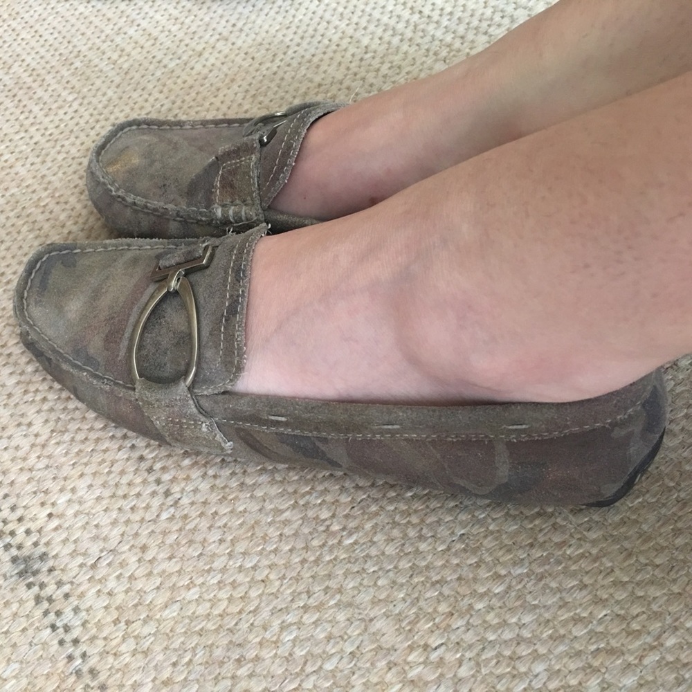 Anna Klein Camouflage Loafers