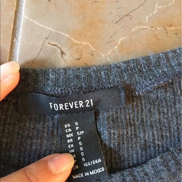 Ribbed Semi-Sheer Crop Top - Picture 2 of 3