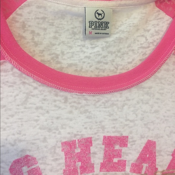 Victoria's Secret PINK studded burnout tee - Picture 2 of 4