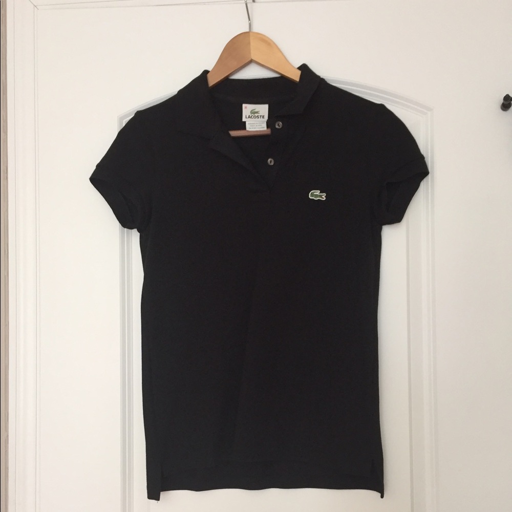 Lacoste polo shirt black size 36 (xs-s)