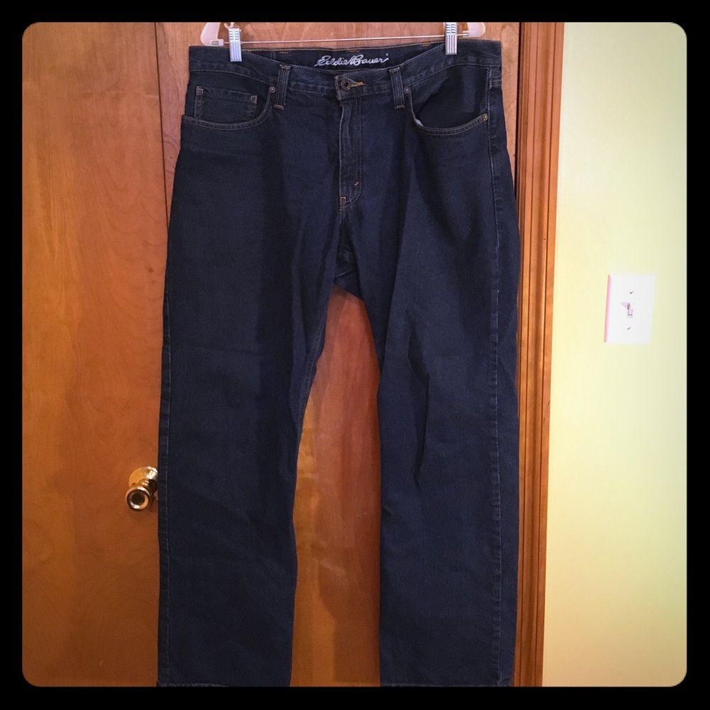 Eddie Bauer straight fit blue jeans 36x32