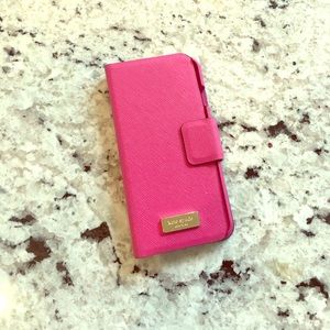 Kate Spade iPhone 6 Hot Pink Folio Case