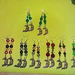 moon earrings