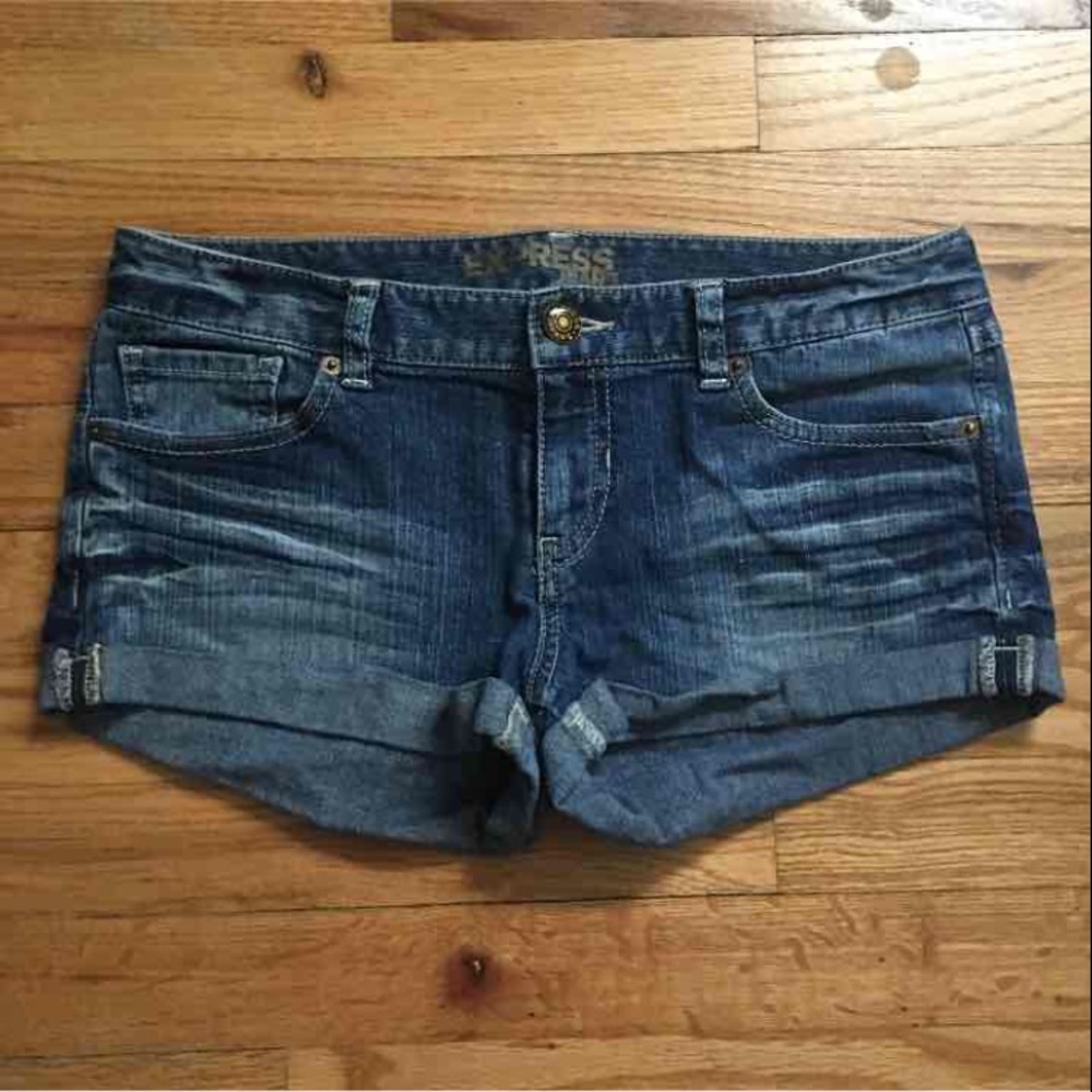 Express jean shorts