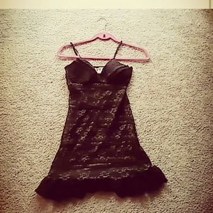 Black, lace dress