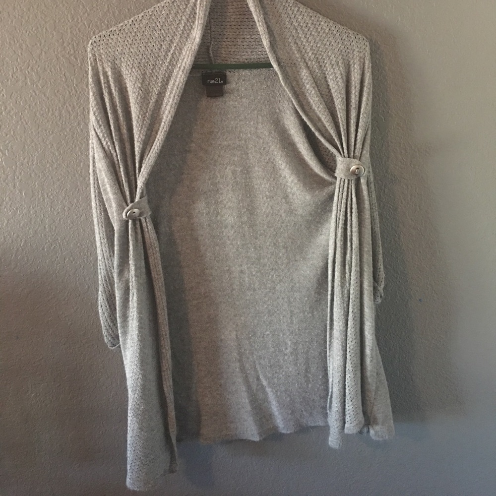 Rue 21 grey cardigan
