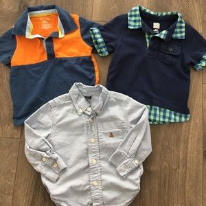 3 shirt bundle for baby boy