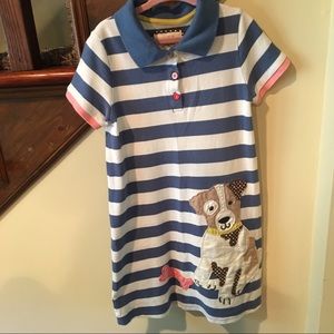 ⭐️MINI BODEN⭐️ EUC ⭐️puppy appliqué polo dress