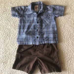 2T top (Park Bench) 24 mo bottoms (Jumping Beans)