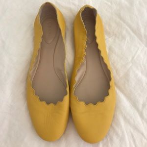 Chloe scalloped flats Sz 38.5
