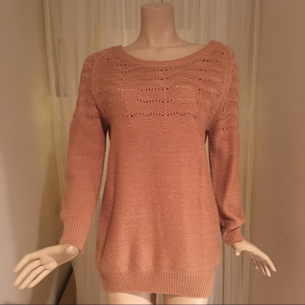 Cute knit mid length sweater