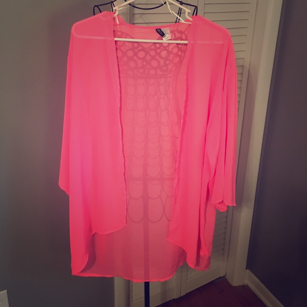 Hot pink kimono
