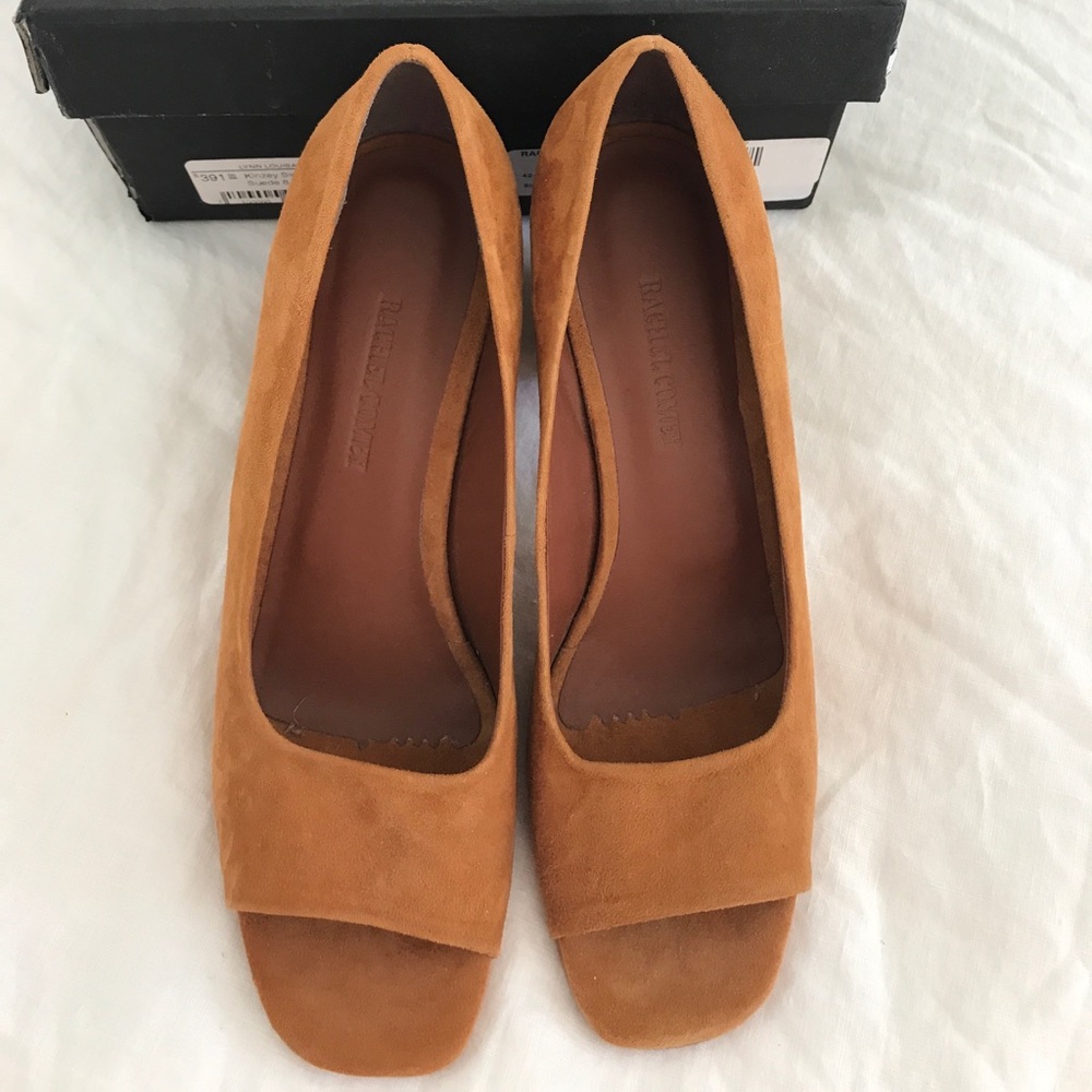 Rachel Comey Kinzey in Sienna Suede Sz 8.5