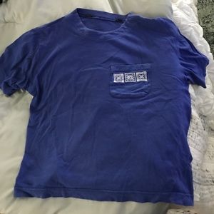 Blue pocket tee