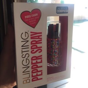 "Blinged" Key Ring Pepper Spray