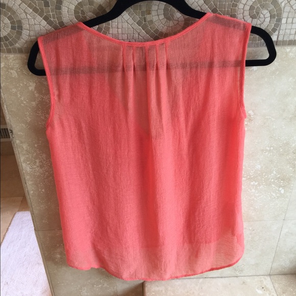 BCBG linen poppy color tank size XS - Picture 2 of 2