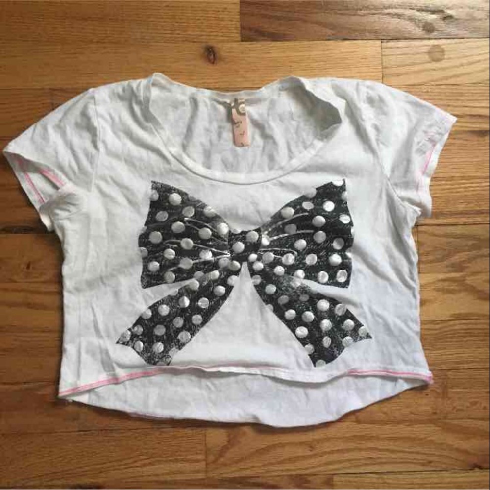 Forever 21 bow crop top