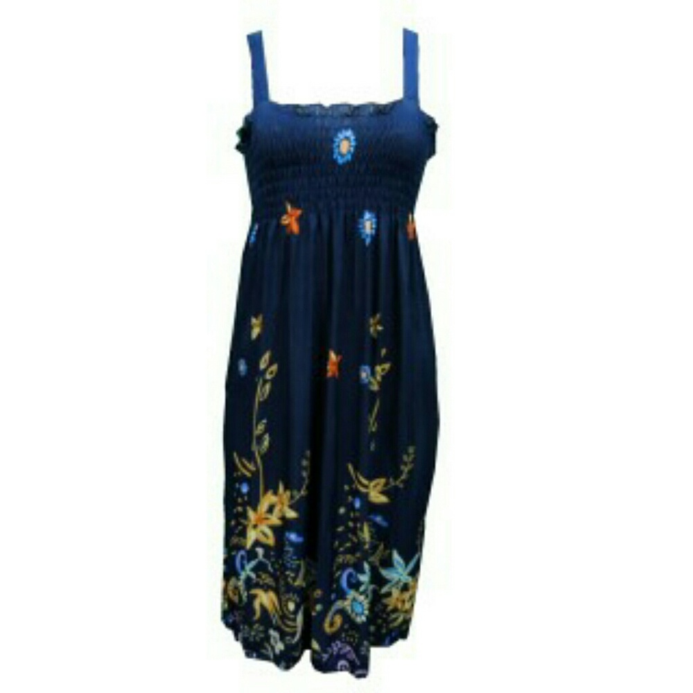 Summer Dress Beach Party Boho Sundress Casual,NWT