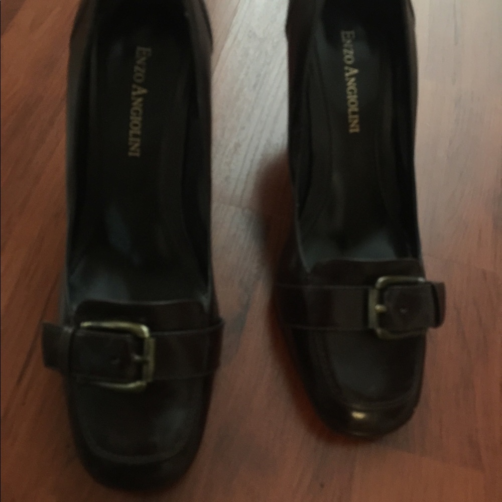 Enzo Angiolini brown cherry color pumps 7