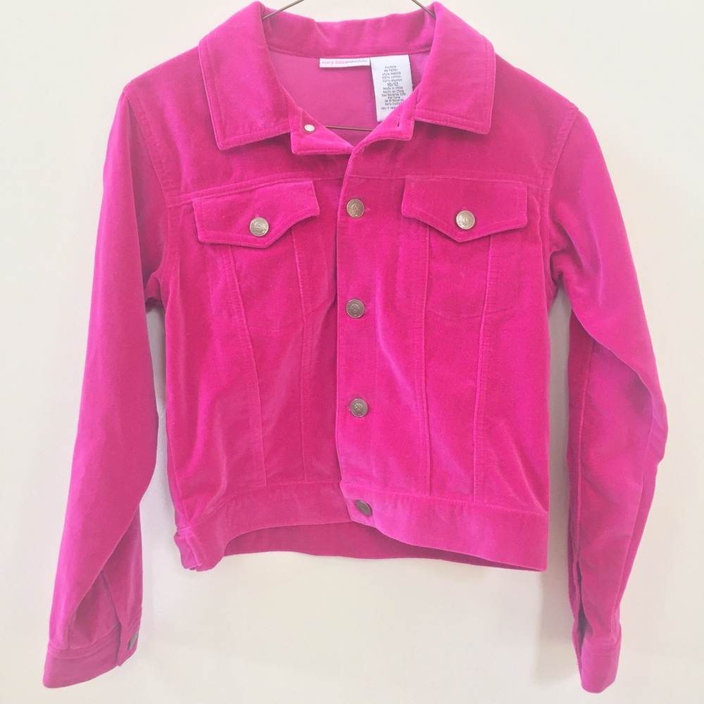 Girl's Fuchsia Jacket Top