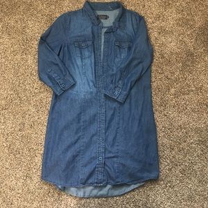 Blue Denim Dress