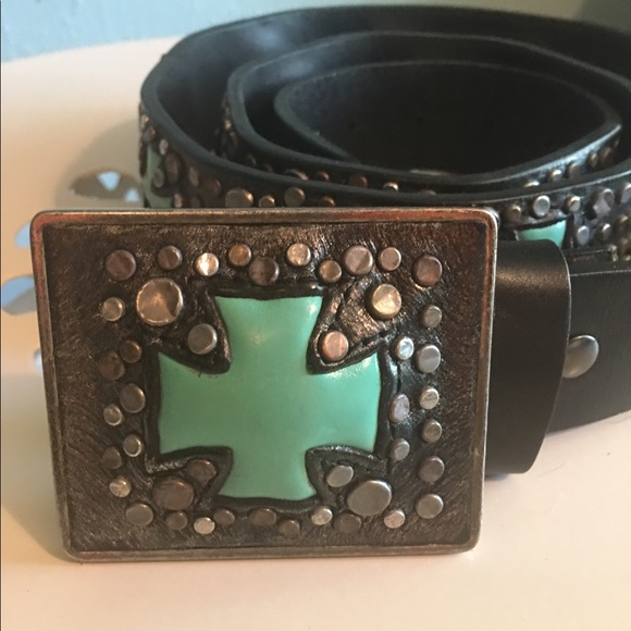Ariat Accessories - Turquoise and Black Ariat Western Belt sz XL