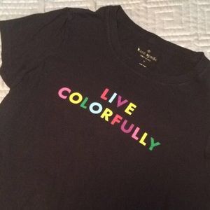 Kate Spade Live Colorfully Tee