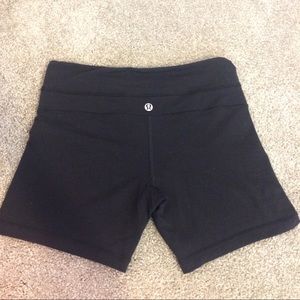 Lululemon black shorts