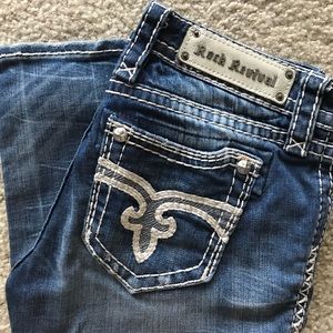 Rock Revival zoey straight jeans size 27