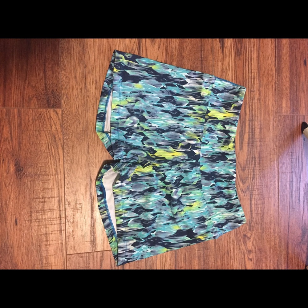 Colorful drifit workout shorts