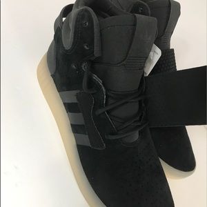 ADIDAS TUBULAR INVADER STRAP ON SHOES BLACK