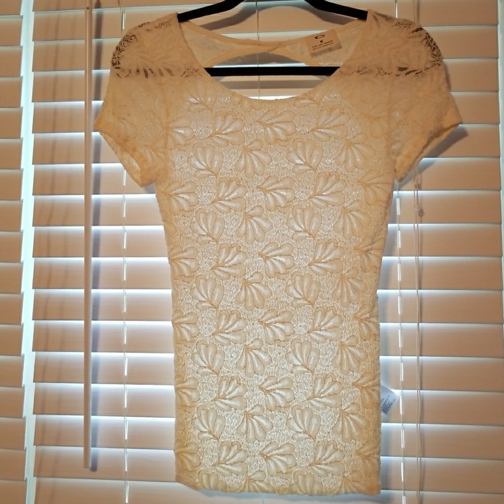 Urban Outfitters Backless Lace Top