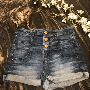 High waisted shorts
