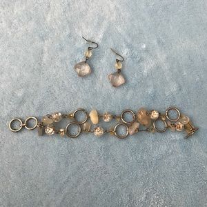 Earring/bracelet set