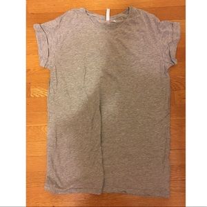 Gray T-Shirt Dress