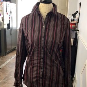 Button-up Collard Blouse