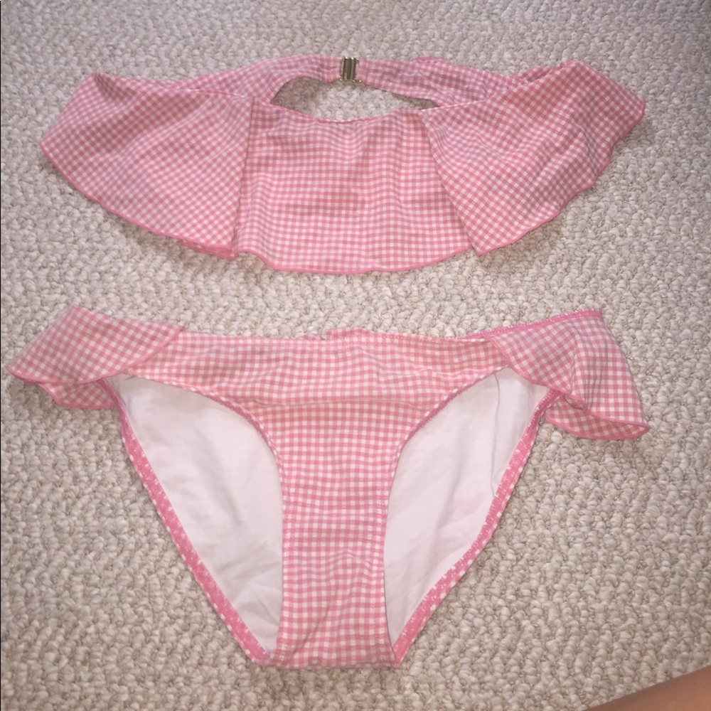 Topshop searsucker bikini