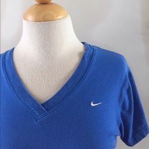 Vintage Blue Fitted Nike Tee