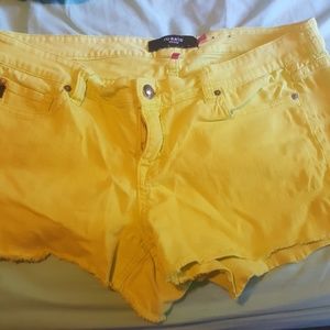 Neon yellow Torrid shorts