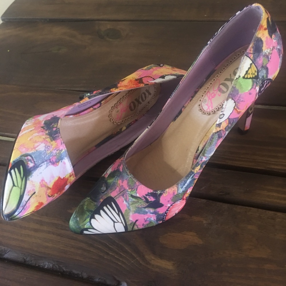 Floral heels