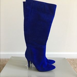 Jessica Simpson Kid Suede blue violet boots
