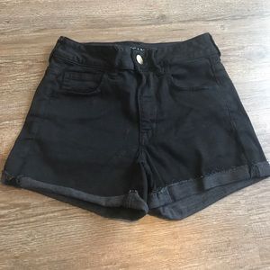 Black American Eagle High Waisted Shorts