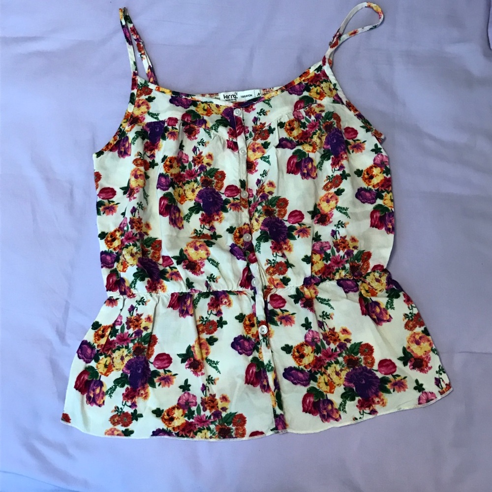 Floral print shirt