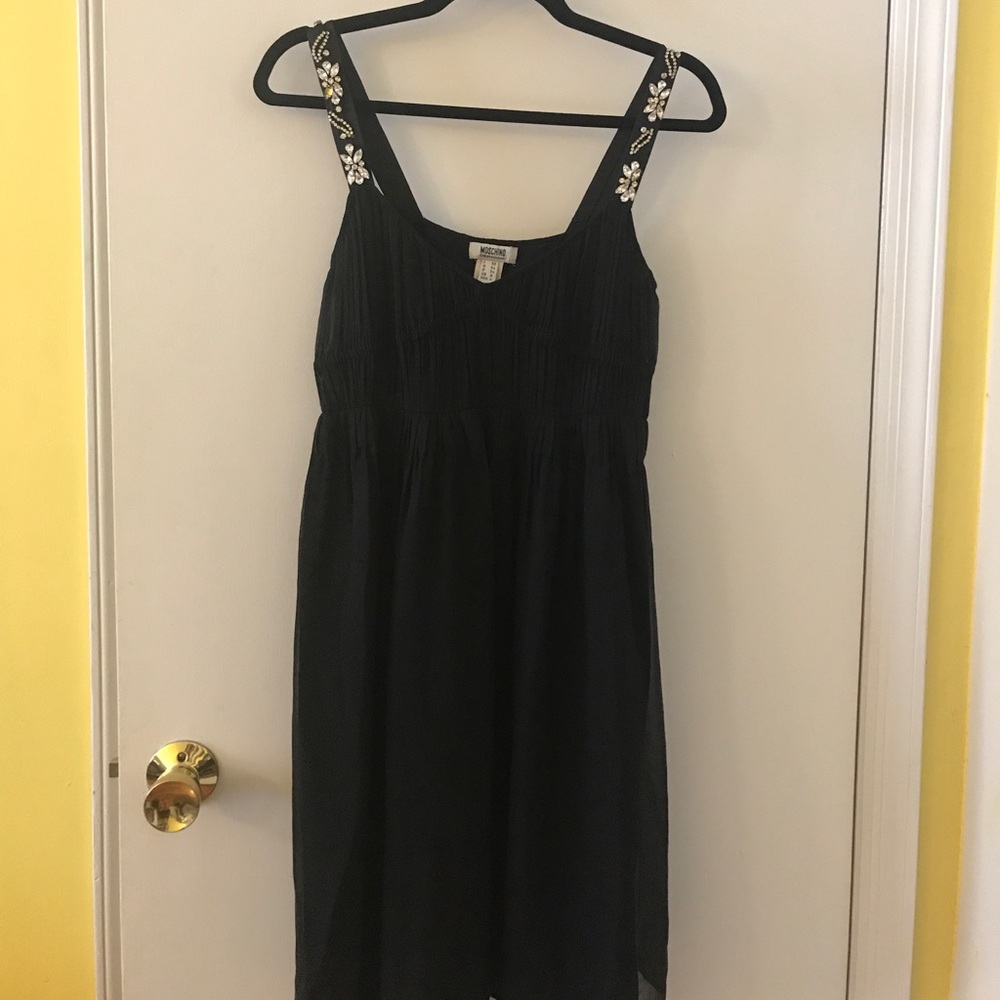 Black Moschino Cheap & Chic sleeveless dress