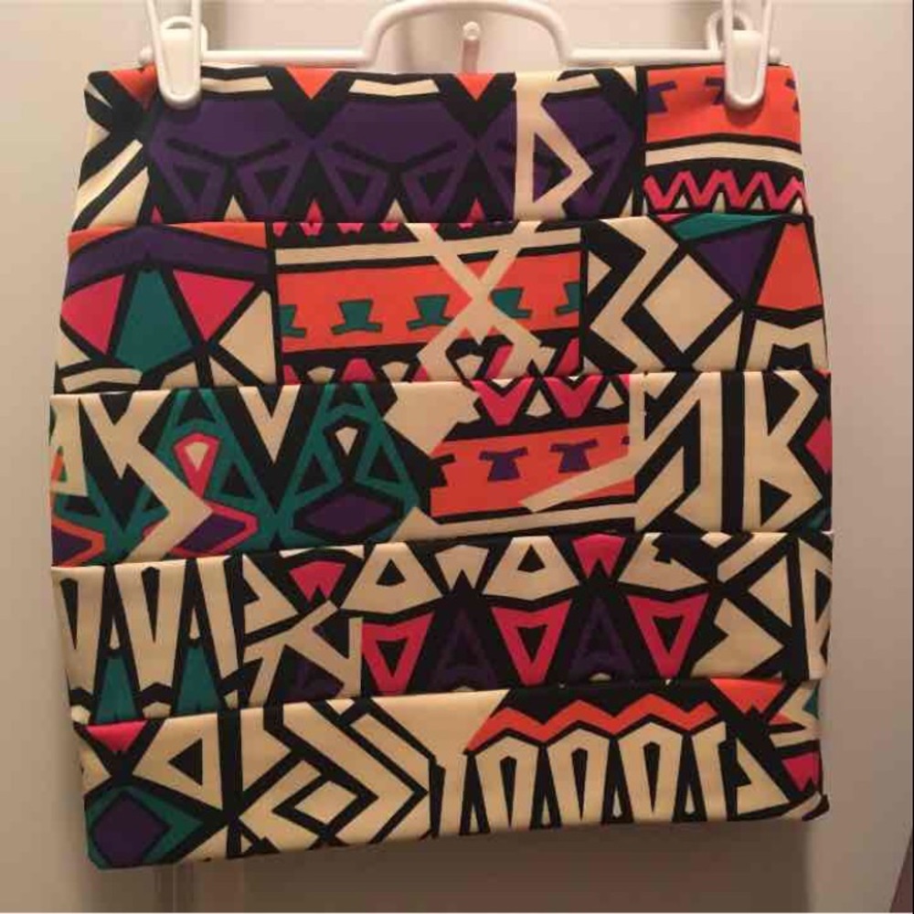 Different colored skirt