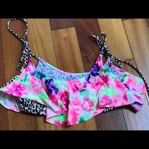 Victoria's Secret Pink Floral and Cheetah Bikini