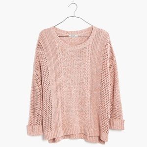Madewell marled plaza pullover sweater